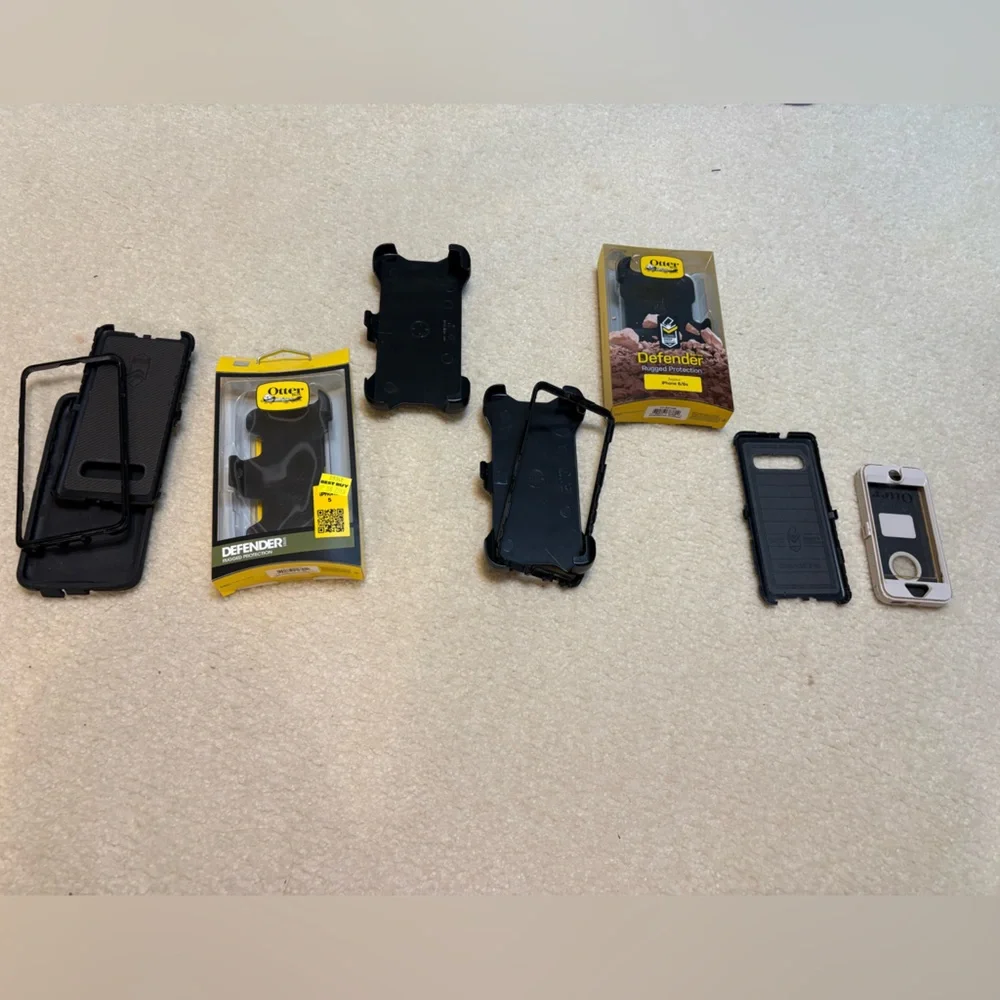 Lot 7 Otter Defenders Holster Replacements w/clip Etc for Misc older phones